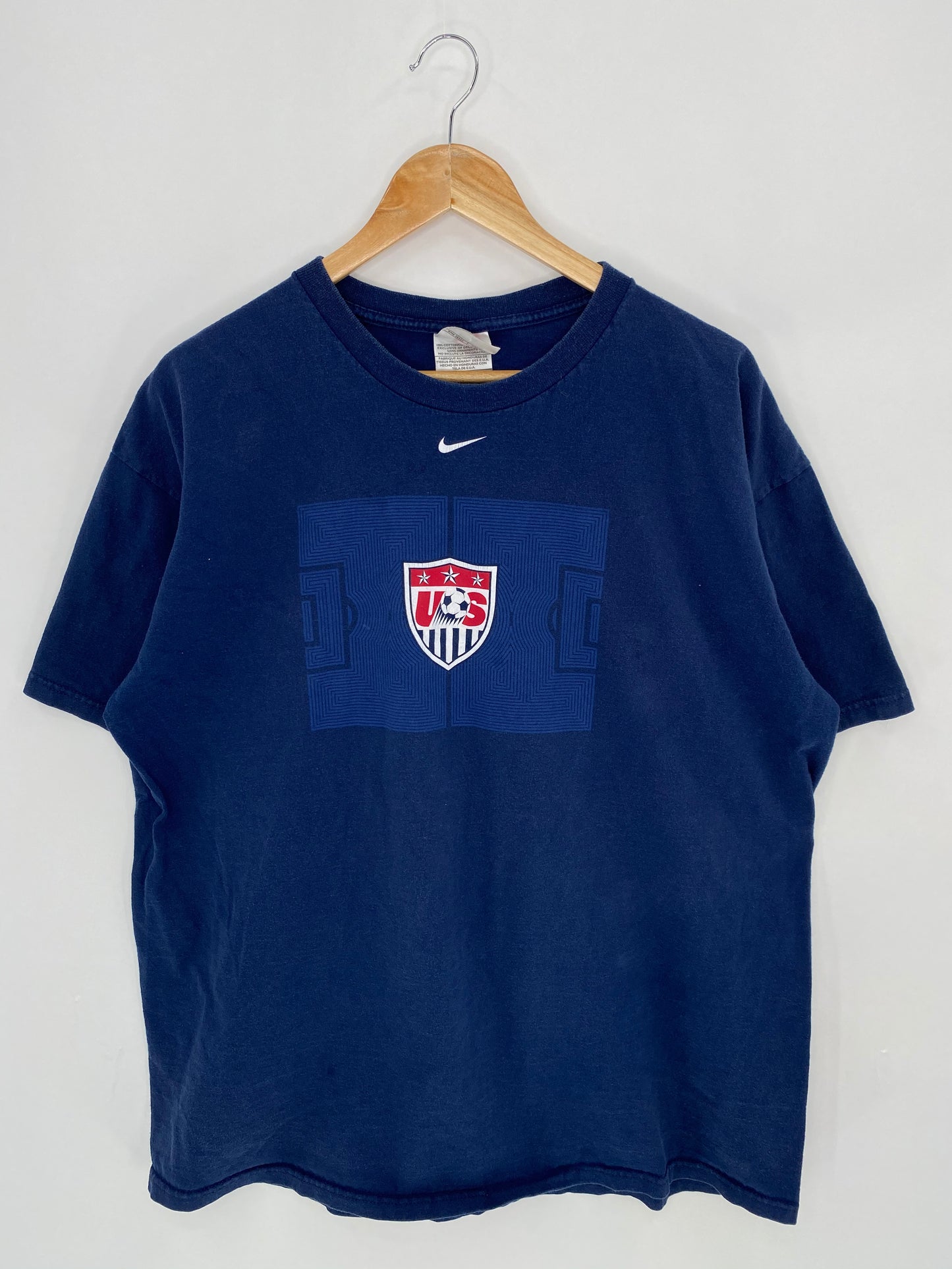 00’ NIKE US SOCCER Size XL Vintage T-shirt / 7326
