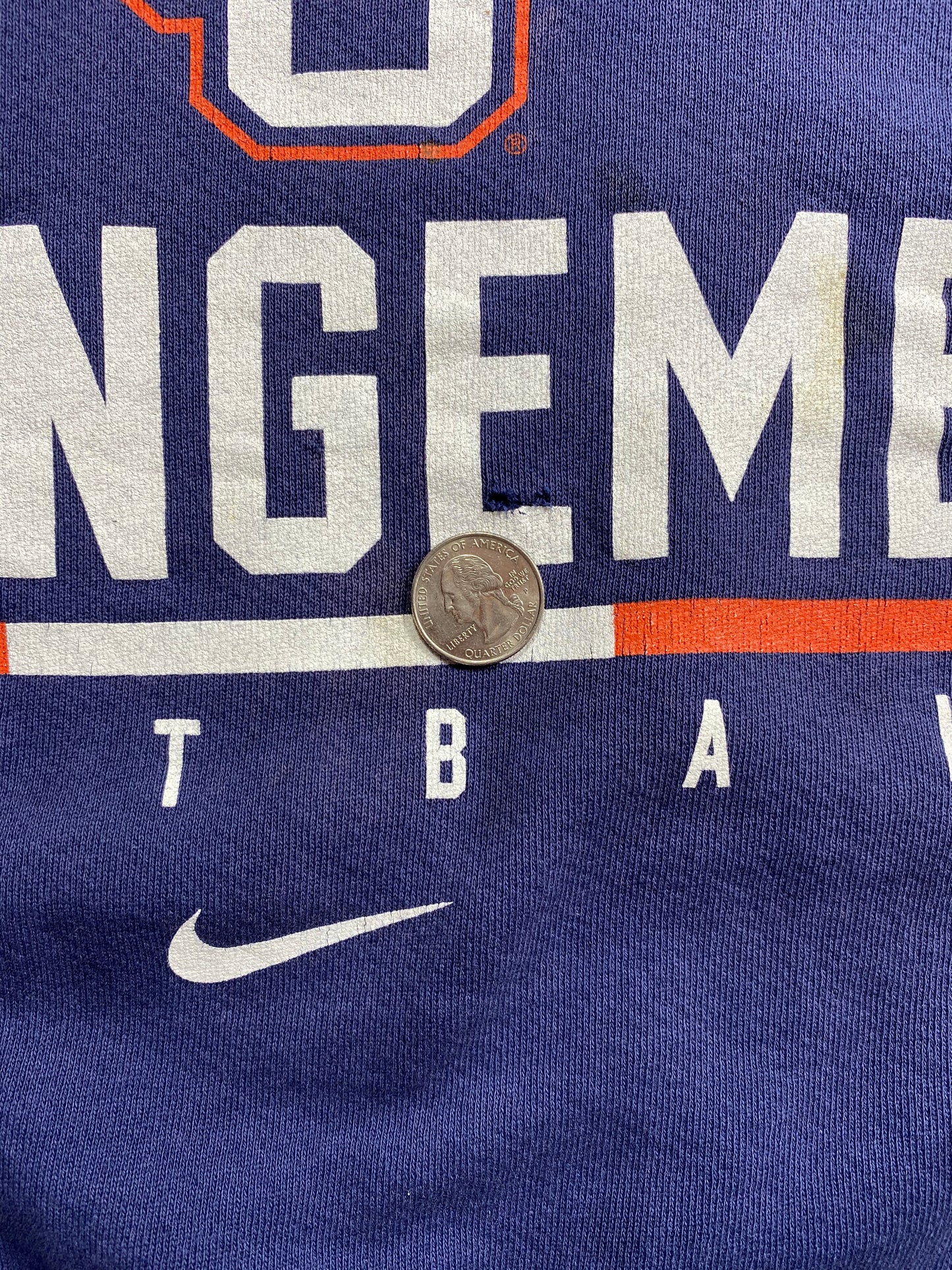 90’s NIKE Syracuse Orange Football Made in USA Size XL Vintage Sweat-shirt / 7164