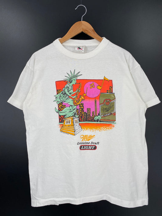1993 MILLER LITE Size XL Vintage T-Shirts / K1471