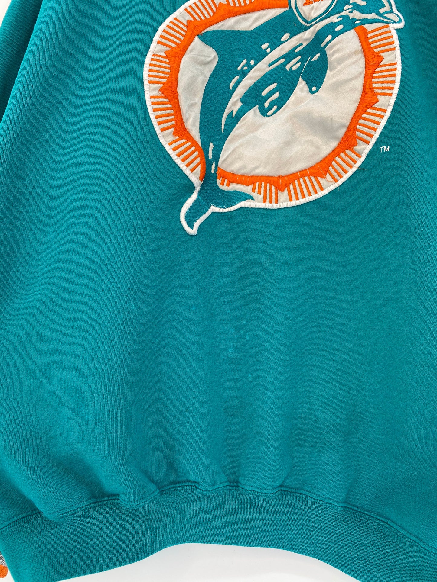 90’s STARTER x MIAMI DOLPHINS Size L Vintage NFL Sweat-Shirts / K7155