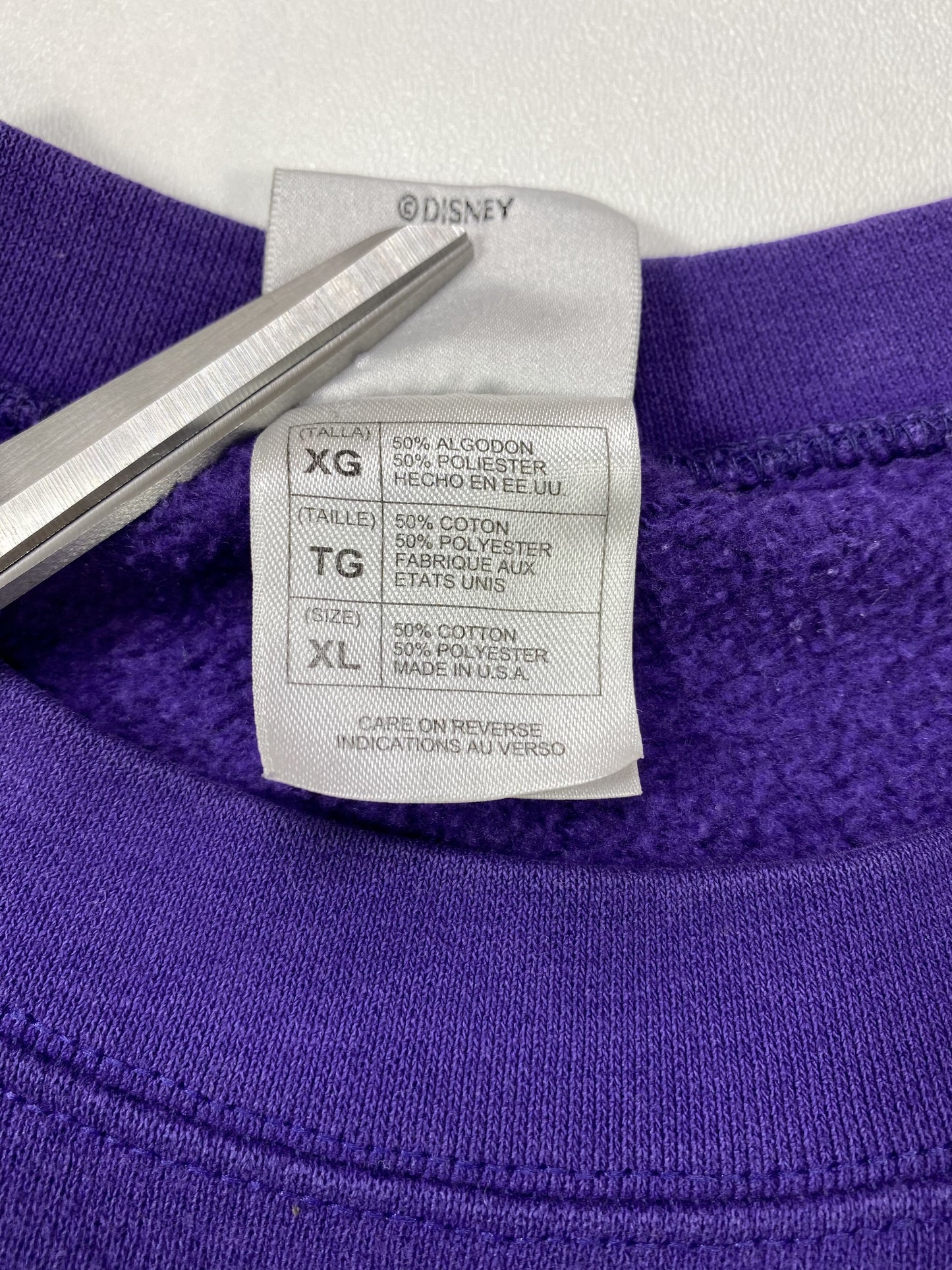 00' DISNEY Made in USA Size XL Vintage Sweat-shirt / K5519