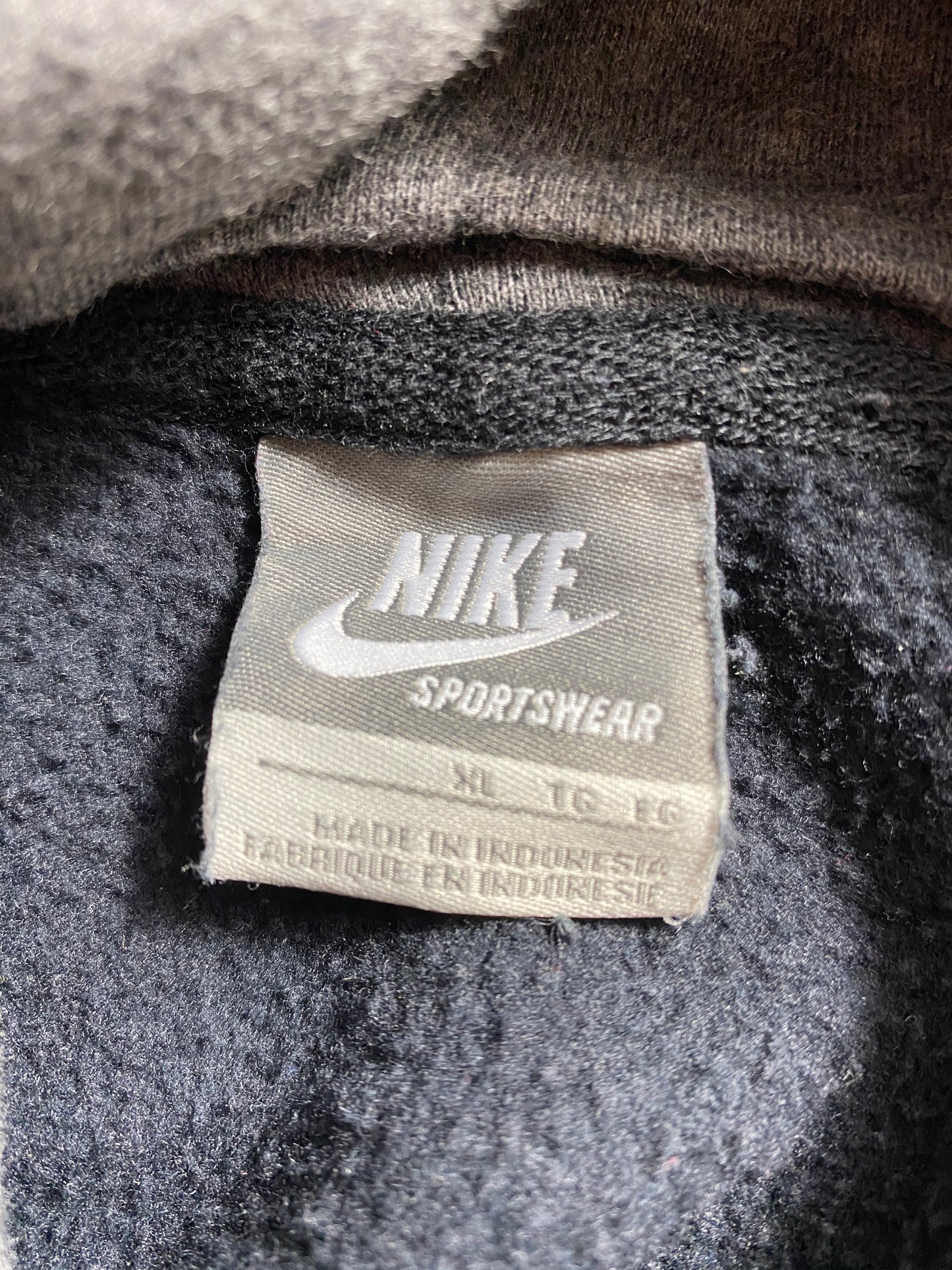 00’ NIKE Mini Swoosh Size XL Vintage Hoodie Sweat-Shirt / 7411
