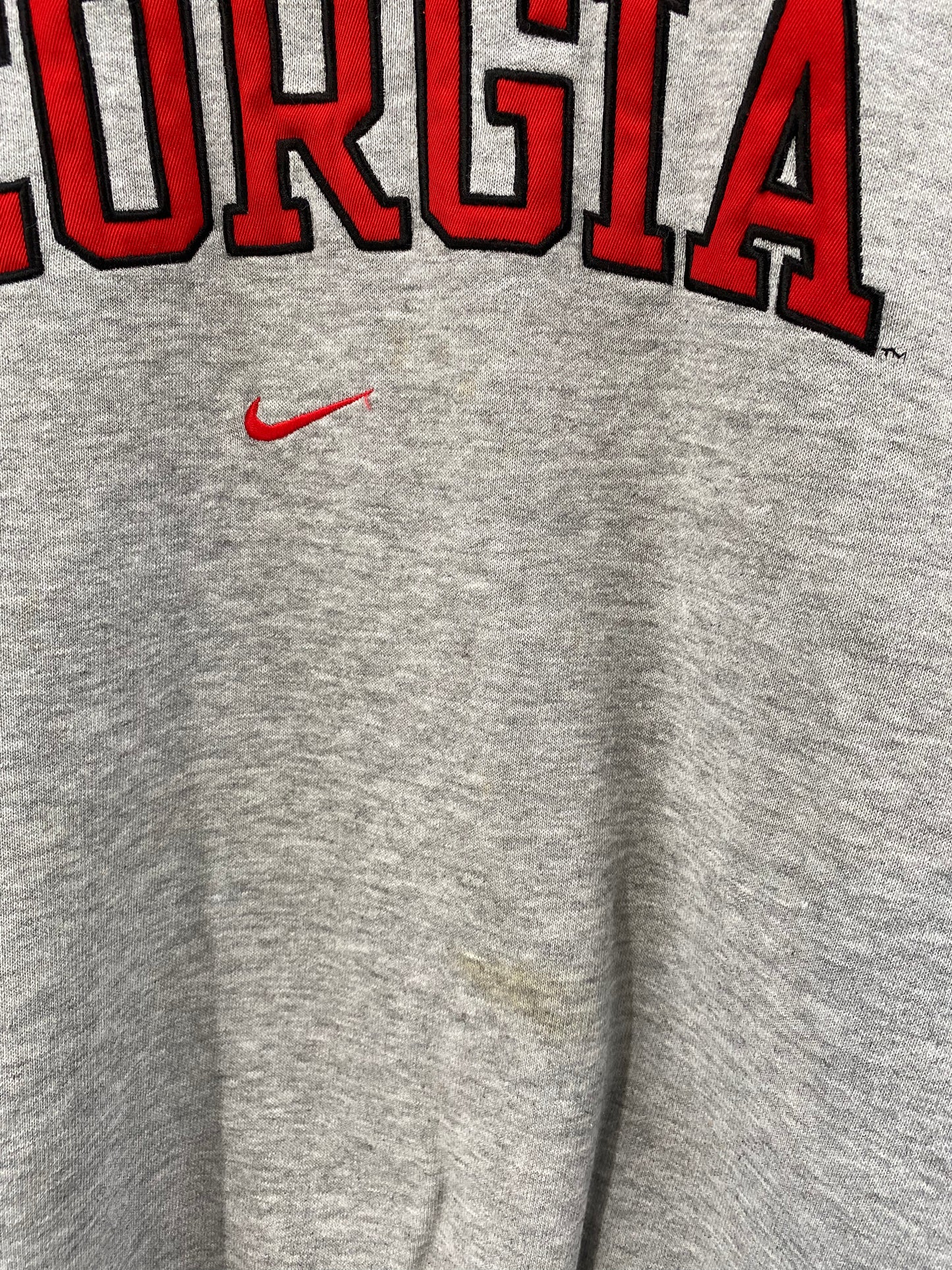 00' NIKE GEORGIA Size L Vintage College Sweat-Shirt / K3346
