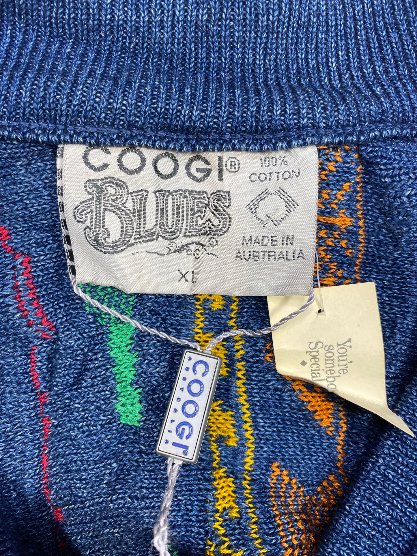 COOGI Blues DEAD STOCK Color Faded Made in Australia Knit-Wear / 4735