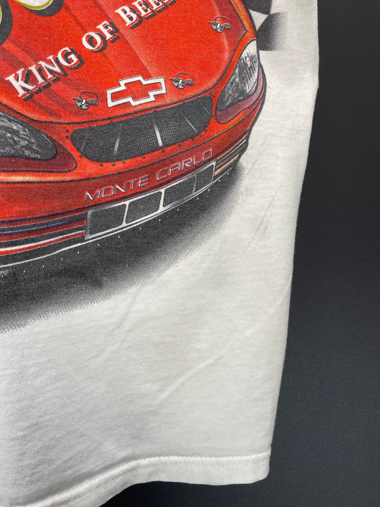 90’s Budweiser x NASCAR DALE EARNHARDT JR. Size M Vintage Racing T-Shirt / 9457