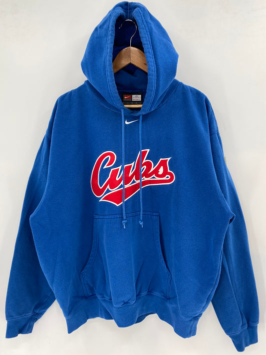 00’ NIKE CUBS Size L MLB Hoodie Sweat-Shirt / K3560