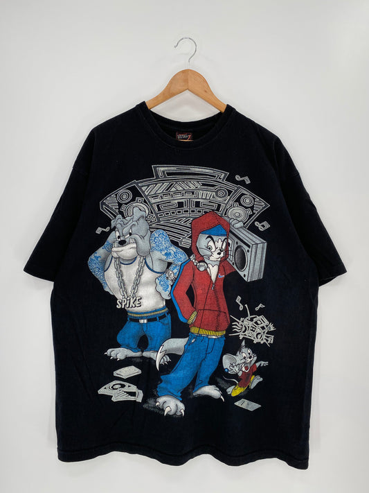 00' TOM AND JERRY Size XXL Vintage T-shirt / K9875