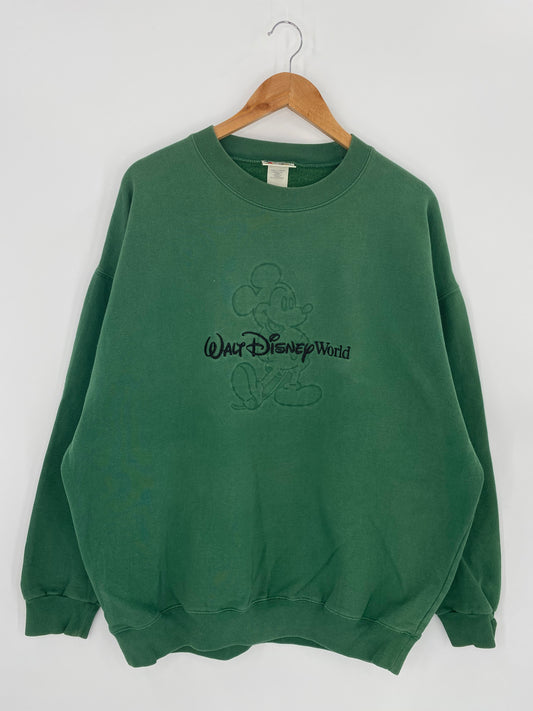 00’ DISNEY MICKEY Size XXL Vintage Sweat-shirt / 8432