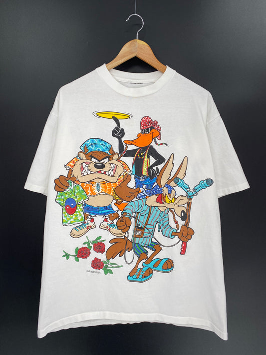 1993 Looney Tunes Size No Tag (Approx. L-XL) Vintage T-Shirt / 8370