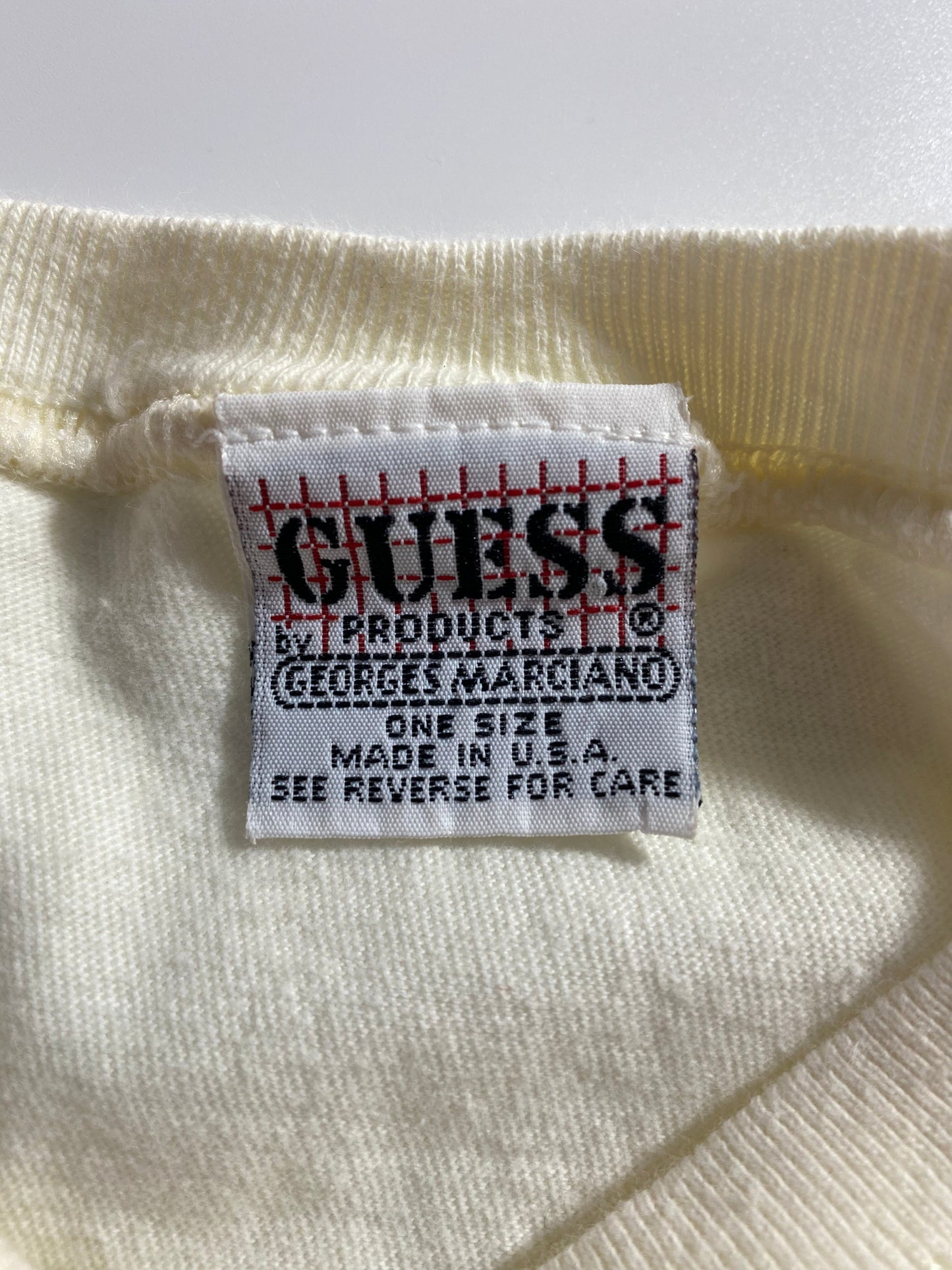 90’s GUESS Made in USA Size One Size Approx. M Vintage T-shirt / E324