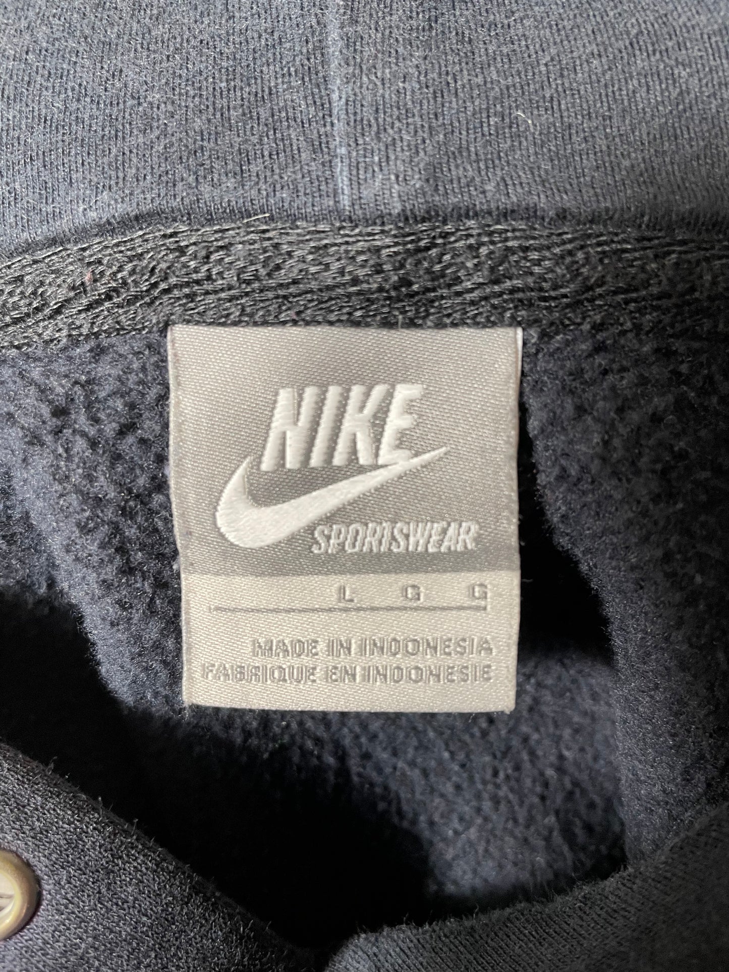 00’ NIKE SWOOSH Size L Vintage Hoodie Sweat-shirt / K3098