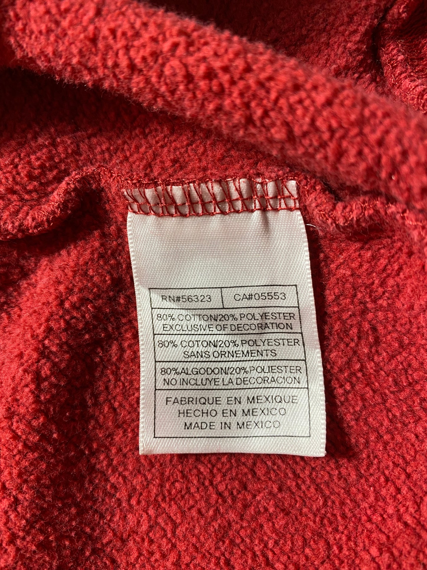 00' NIKE STANFORD Size S Vintage Hoodie Sweat-Shirt / K3782