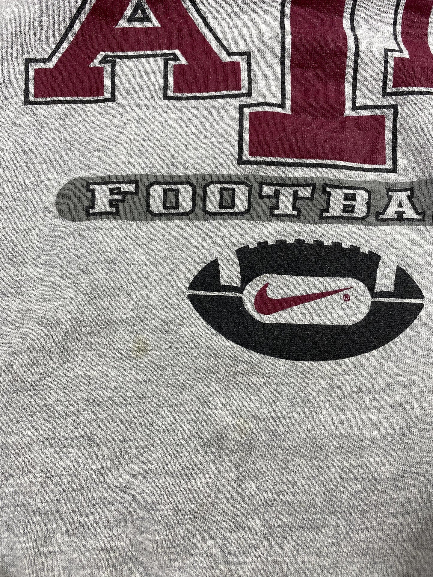 90’s NIKE TEXAS A&M FOOTBALL Made in USA Size XL Vintage College Sweat-Shirt / K5660