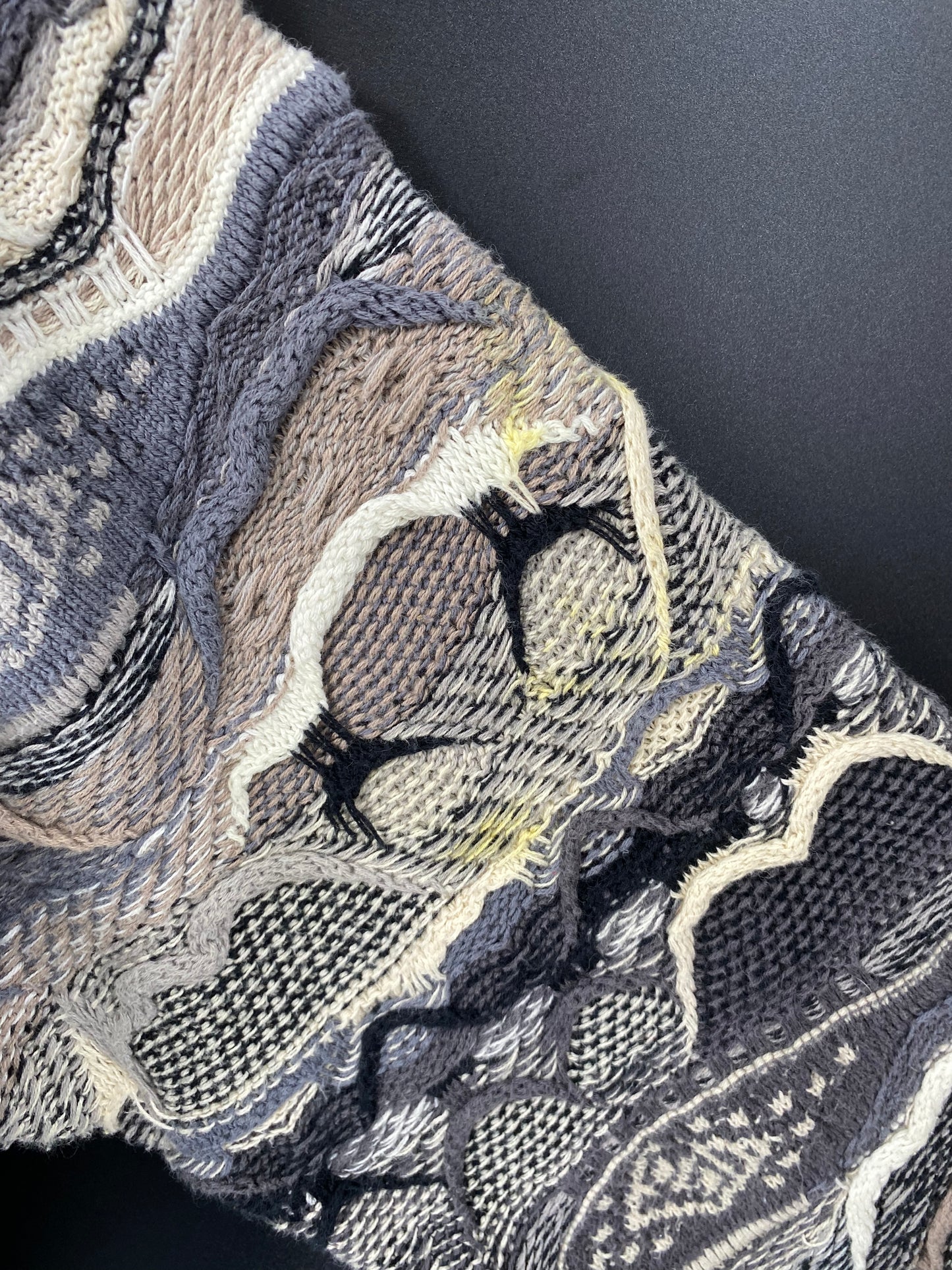 Vintage 3D COOGI- Style Size M Knit Sweater / K2790