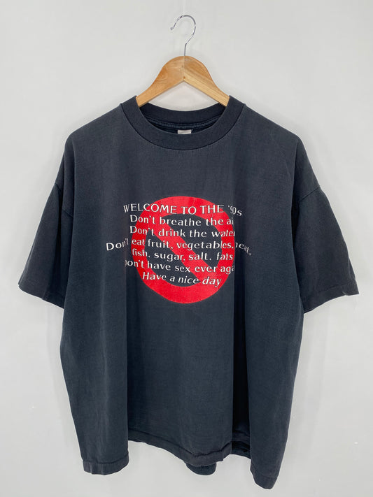 90’s Welcome to the 90’s Made in USA Size XL Vintage T-Shirt / 6327
