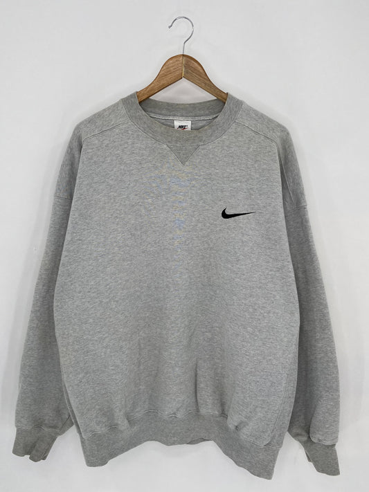 90’s NIKE MINI SWOOSH Size XL Vintage Sweat-shirt  / K6281