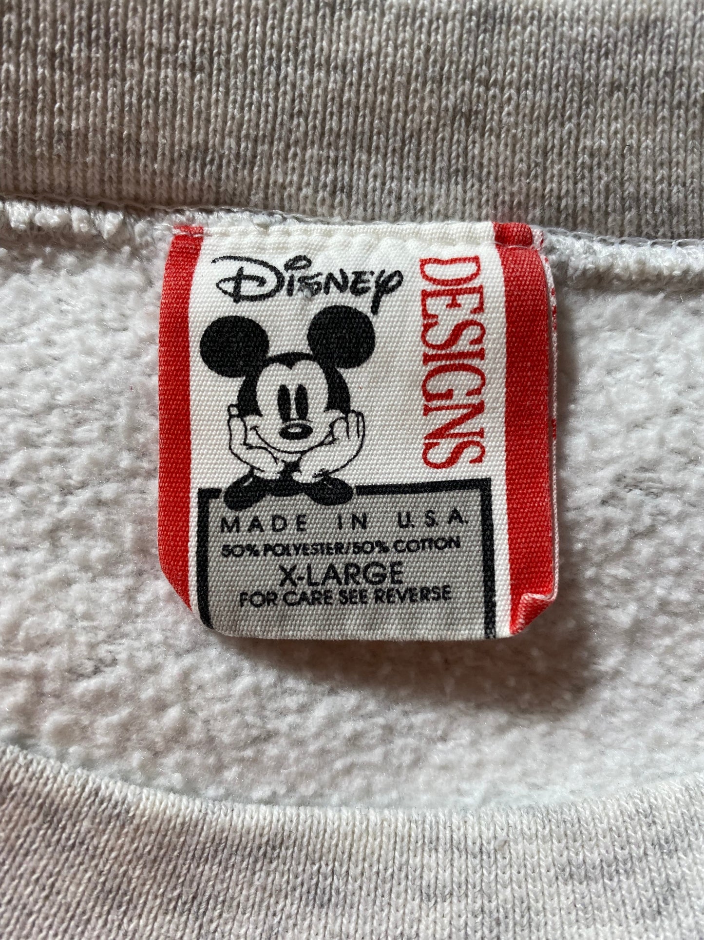 90's DISNEY MICKEY Made in USA Size XL Vintage Sweat-Shirt / E1859S
