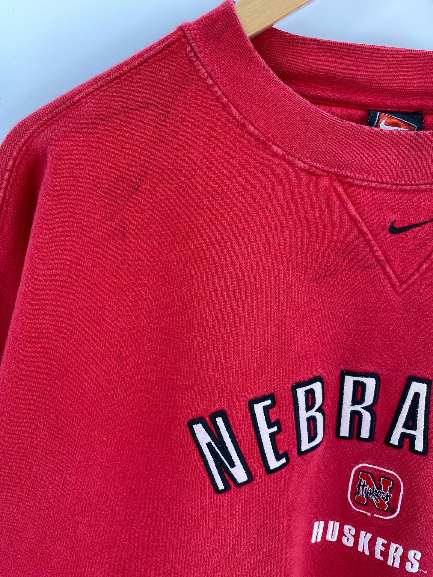 00’ NIKE NEBRASKA HUSKERS Size XL Vintage Sweat-shirt / 9719