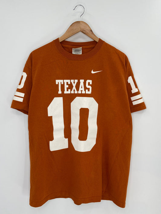90’s NIKE TEXAS Size M Vintage College T-shirt / K8473