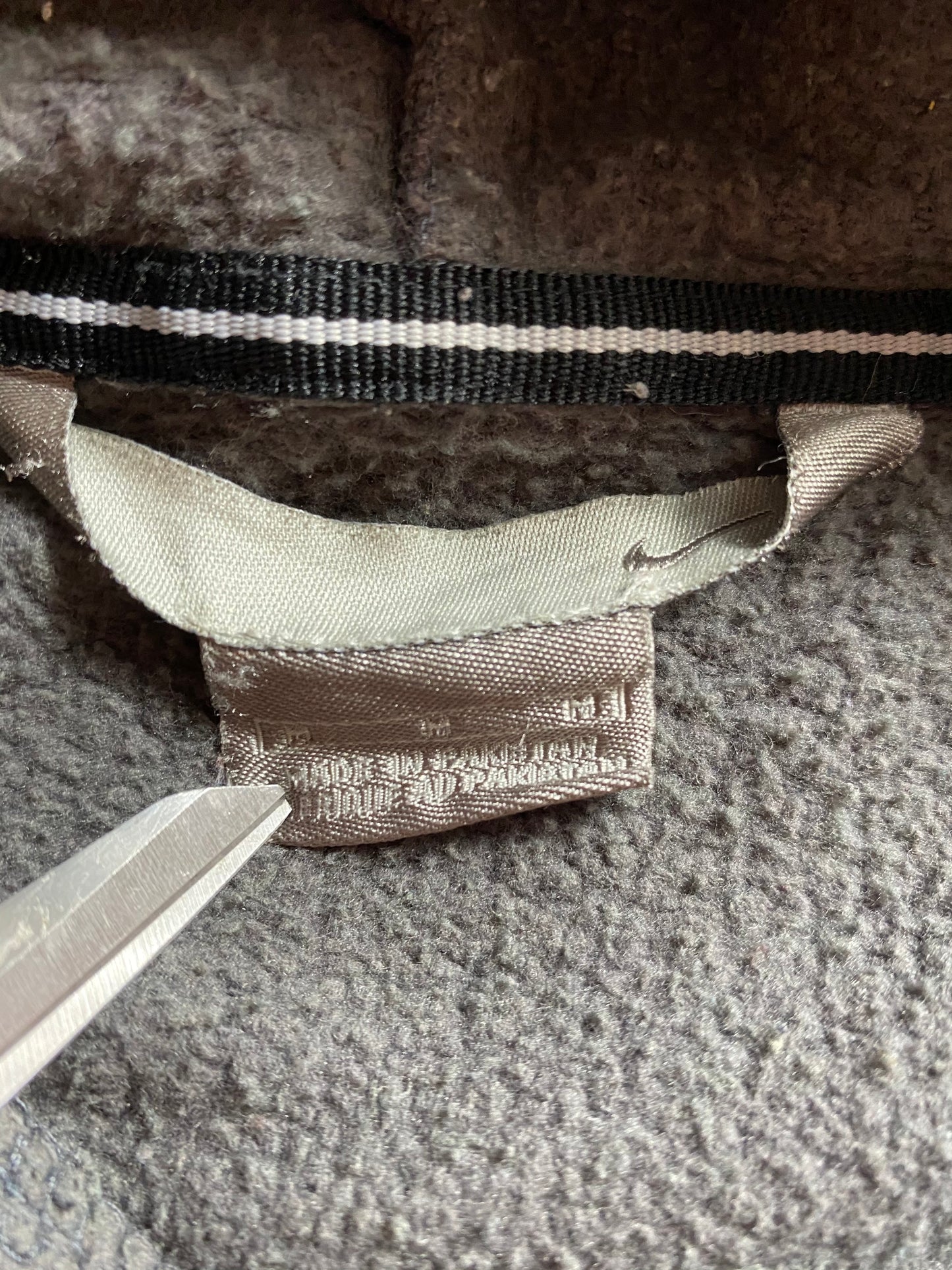 00’ NIKE Mini Swoosh Size M Vintage Hoodie Sweat-Shirt / 7433