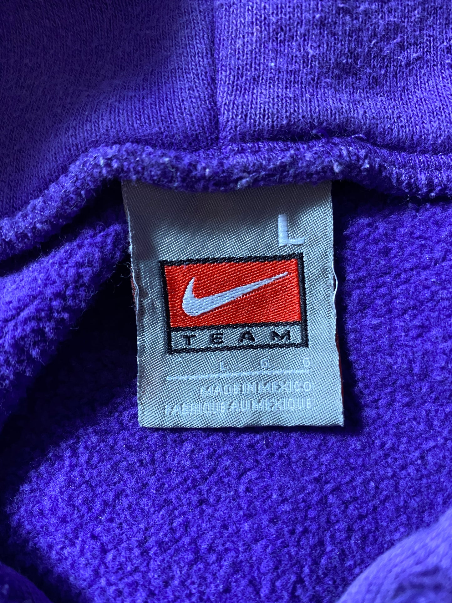 00' NIKE Size L Vintage Hoodie Sweat-Shirt / k1310