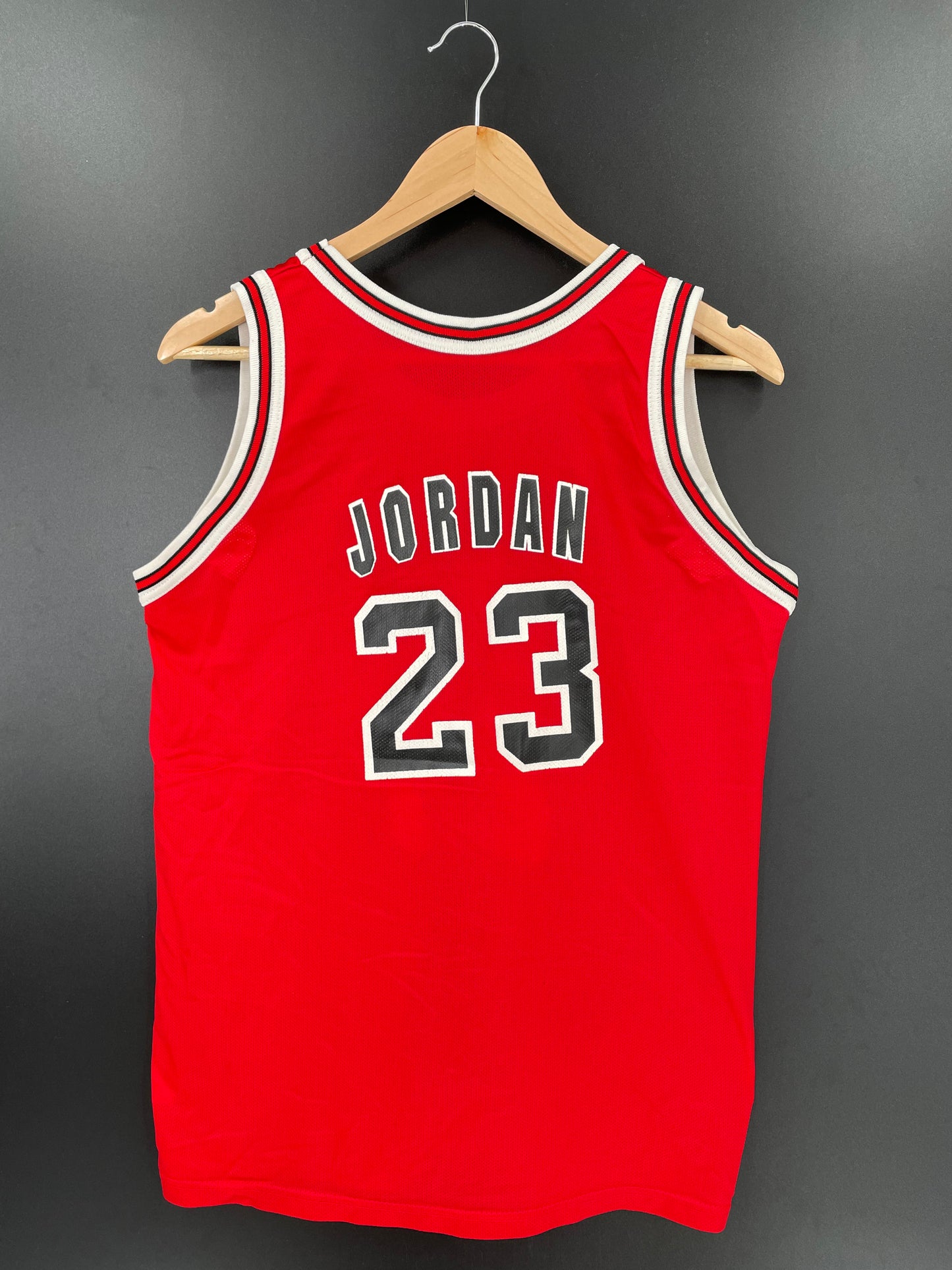 90’s CHICAGO BULLS MICHAEL JORDAN MADE IN USA Size Kids XL NBA Jersey / K1746