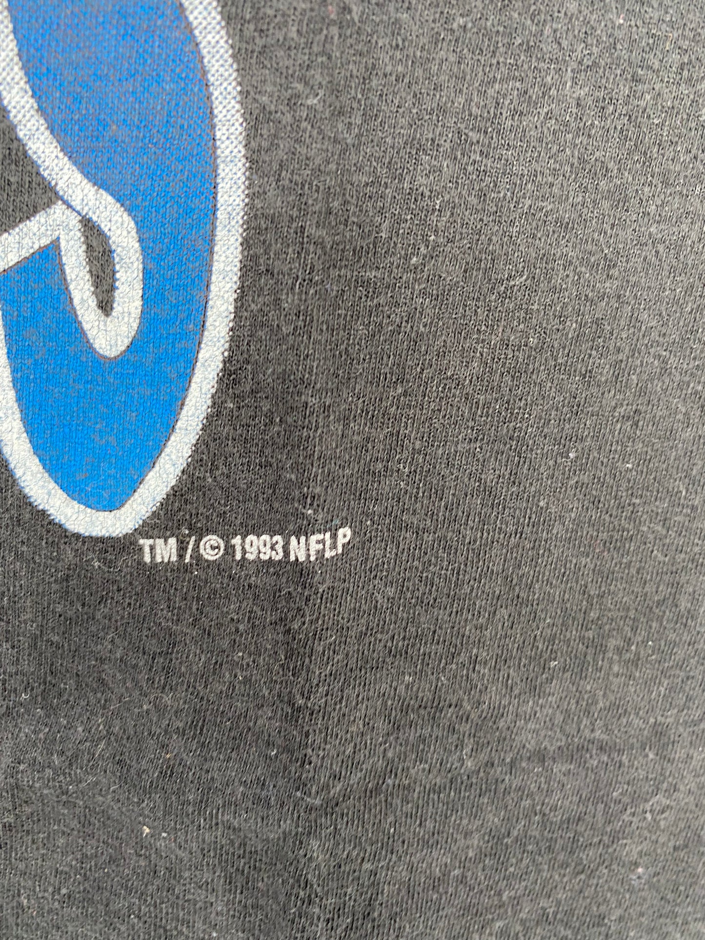 1993 LOONEY TUNES TAZ x COWBOYS Made in USA Size XL Vintage NFL T-Shirt / K805