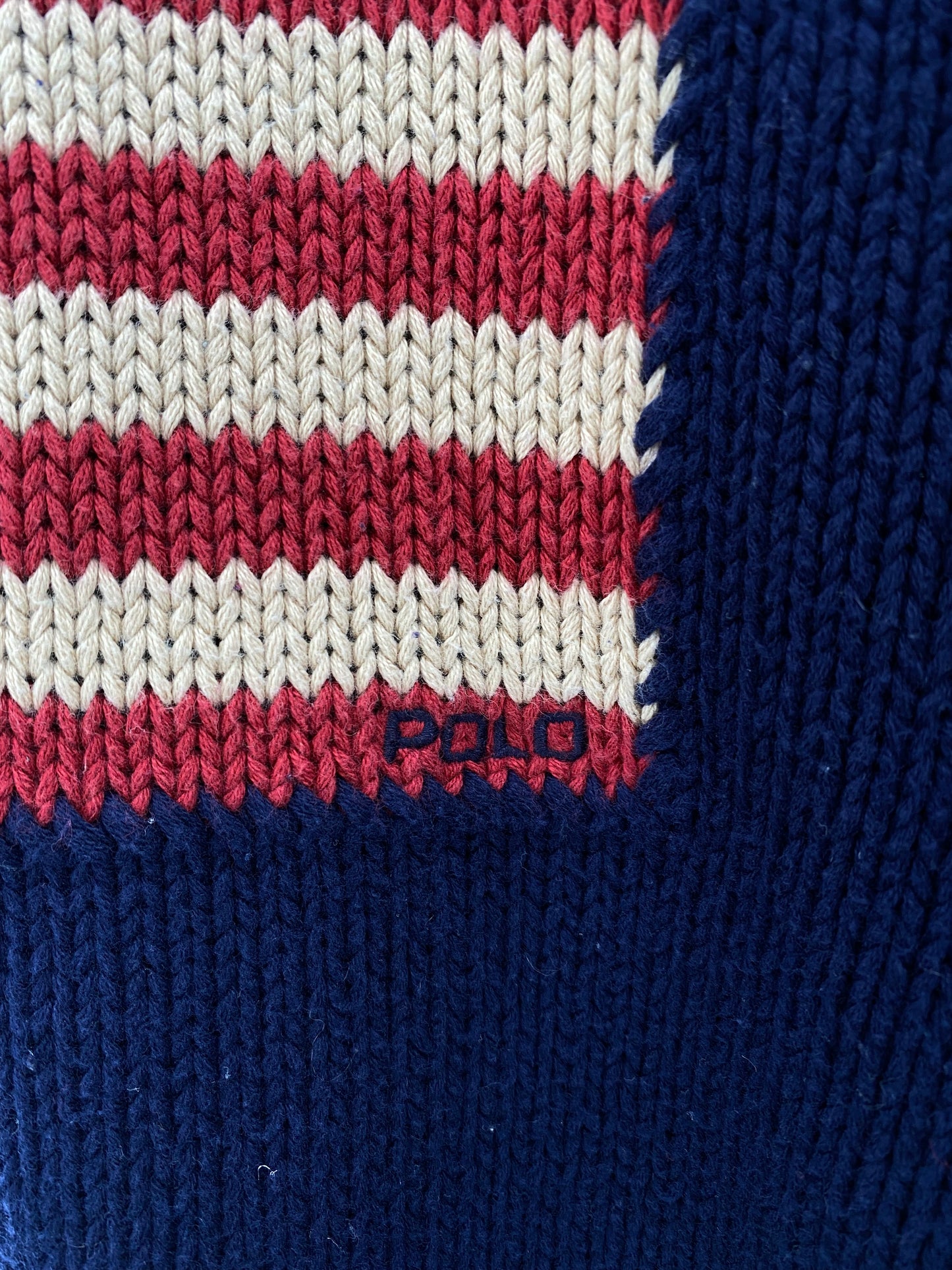 90’s RALPH LAUREN POLO JEANS Size Kids XL Vintage Knit Sweat- shirts / K3823
