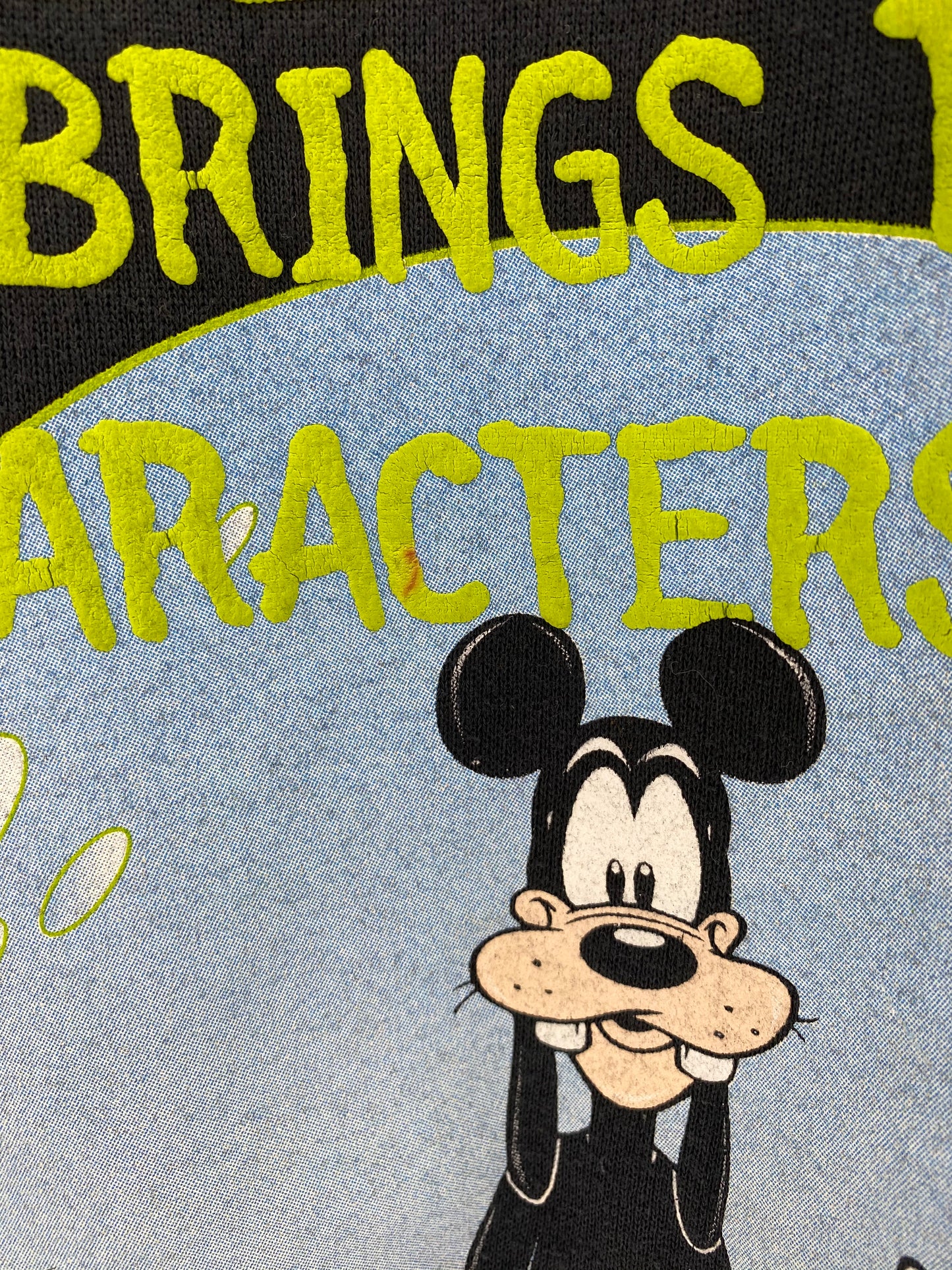 00’ DISNEY HALLOWEEN Size (Approx. XL) Vintage Sweat-shirt / 8771