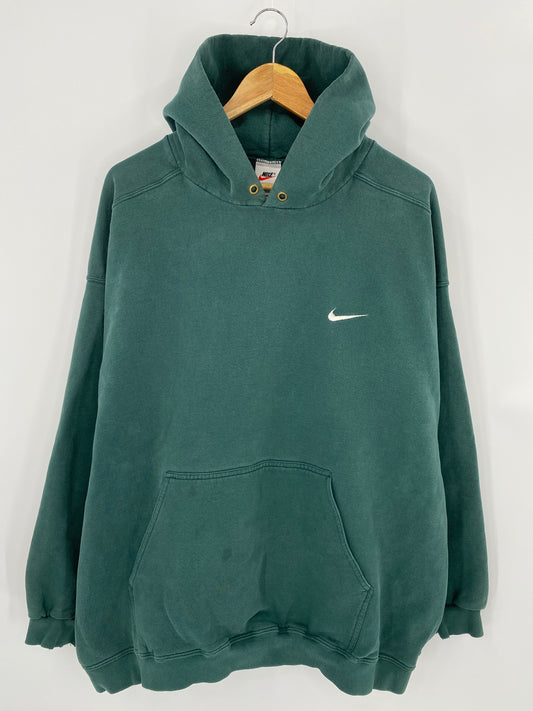 90’s NIKE Mini Swoosh Size XXL Vintage Hoodie Sweat-shirt  / 7280