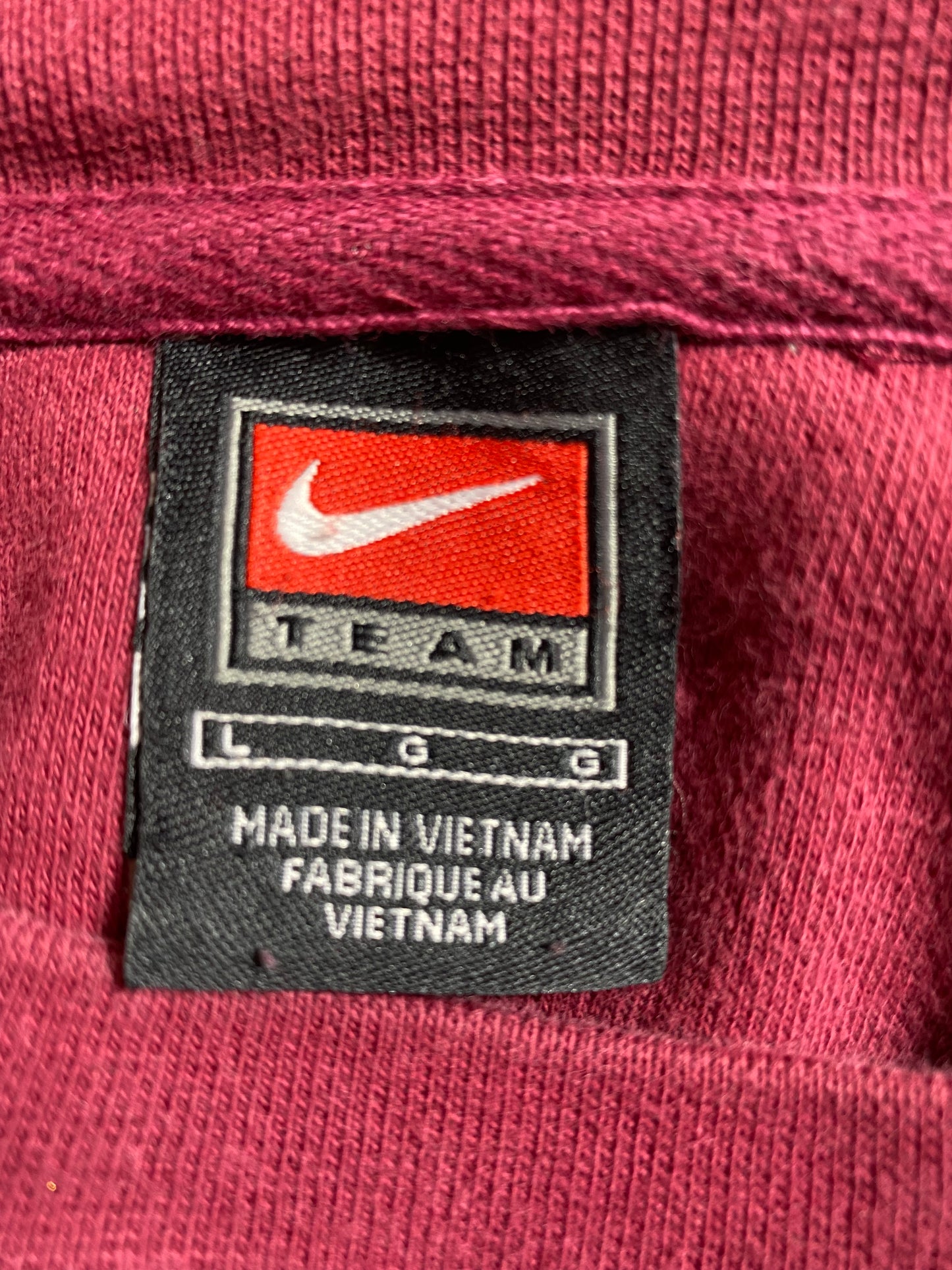 00' NIKE BOSTON COLLEGE Size L Vintage Sweat-Shirt / K3731