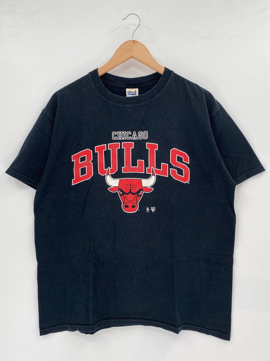 00’ CHICAGO BULLS Size L Vintage NBA T- Shirt / A3586