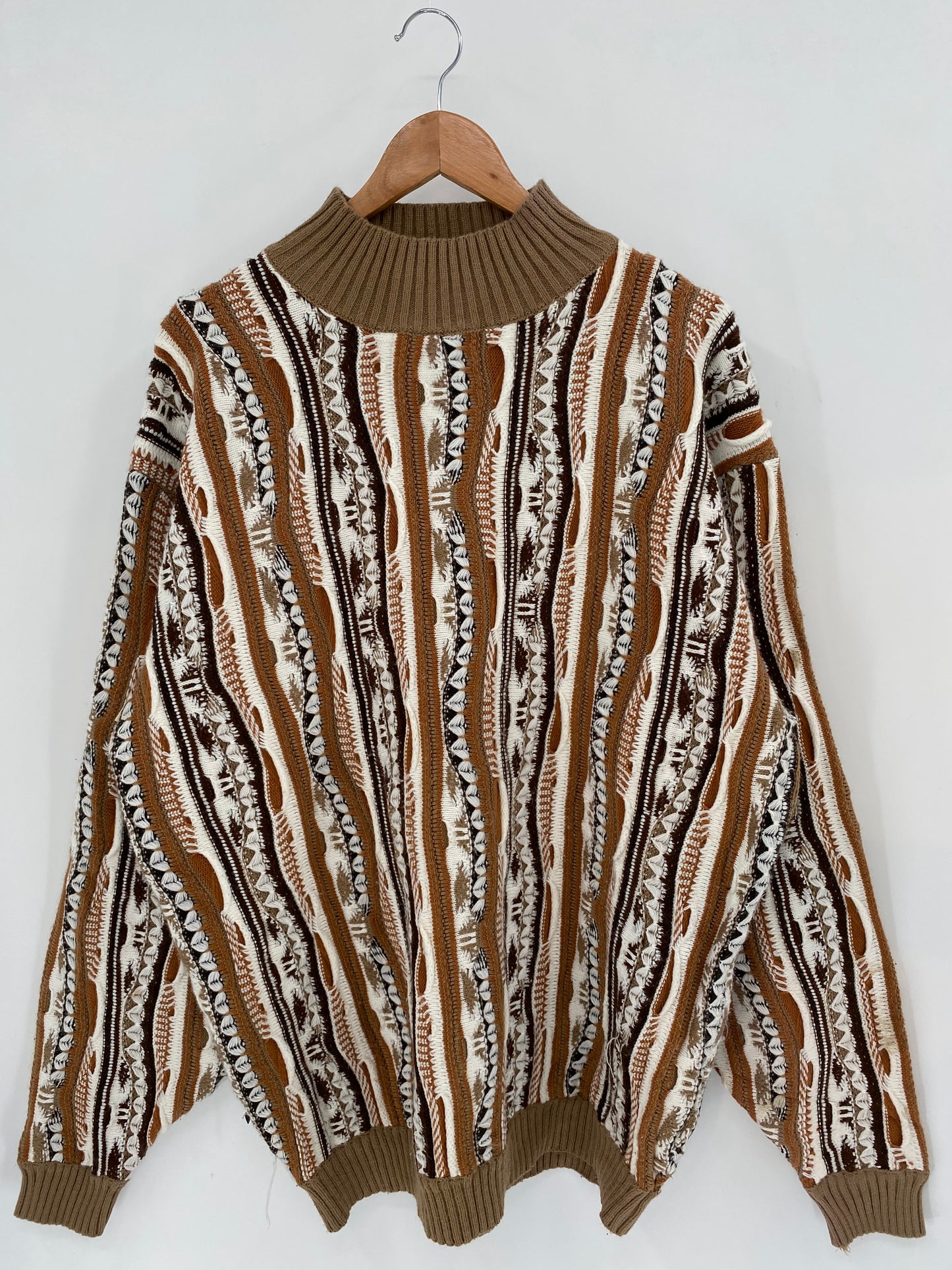 Vintage 3D COOGI- Style Size XXXL Knit Sweater / K3683
