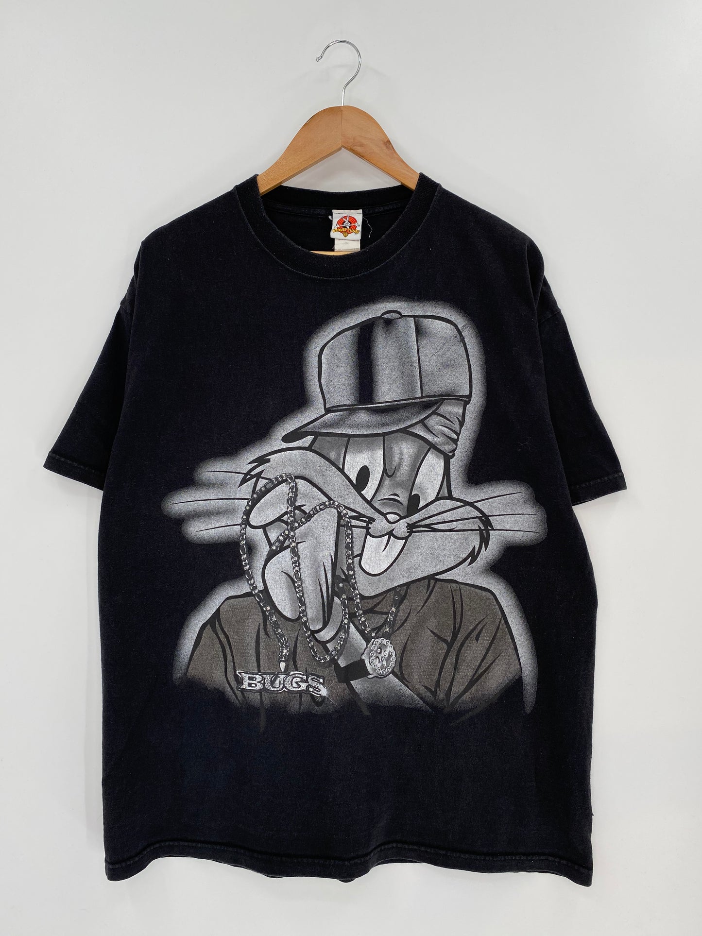 00' WARNER BROS. BUGS BUNNY Size XL Vintage T-shirt /  8238