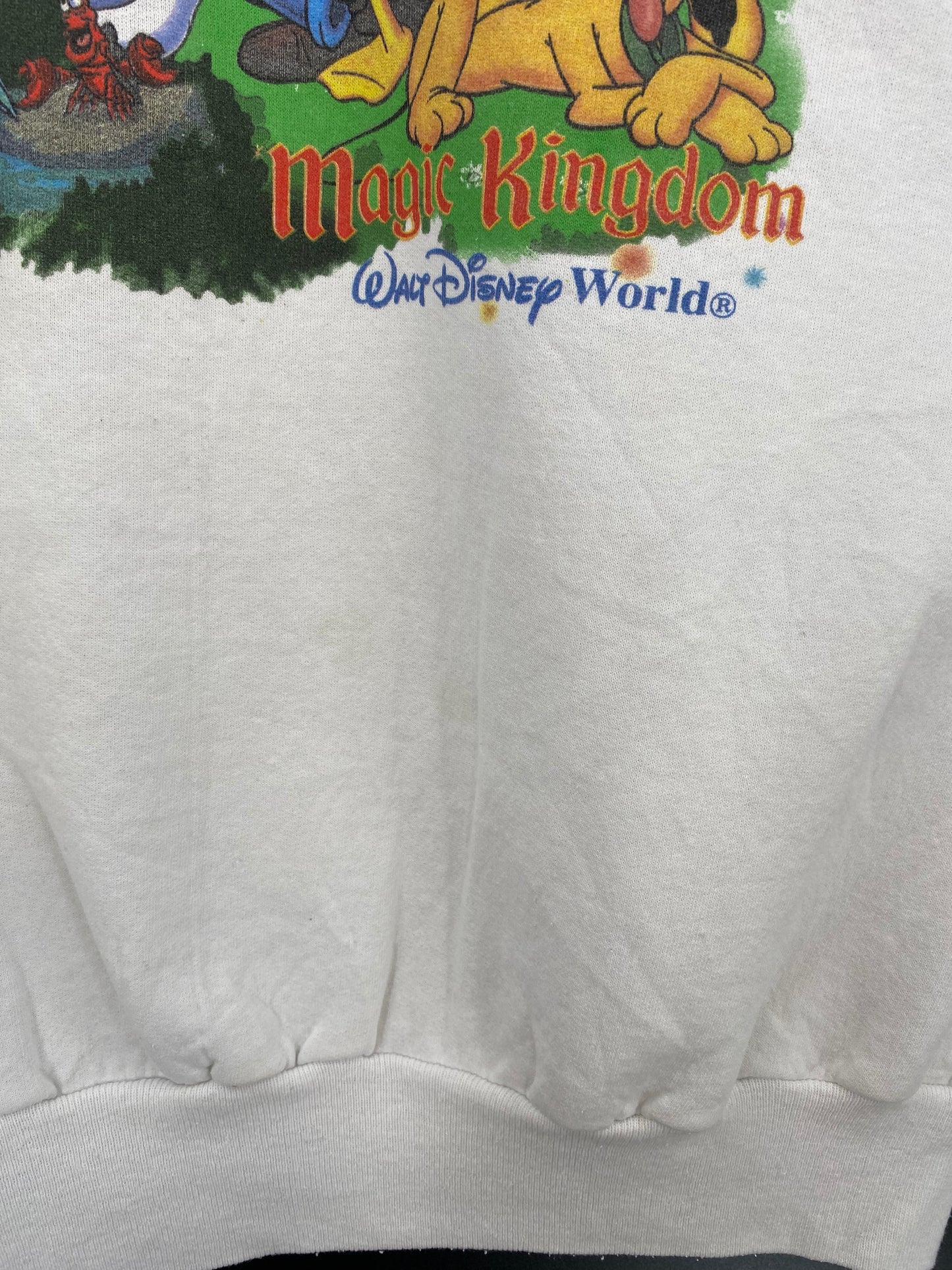 00' WALT DISNEY WORLD MAGIC KINGDOM Size XXL Vintage Sweat-shirt / K2466