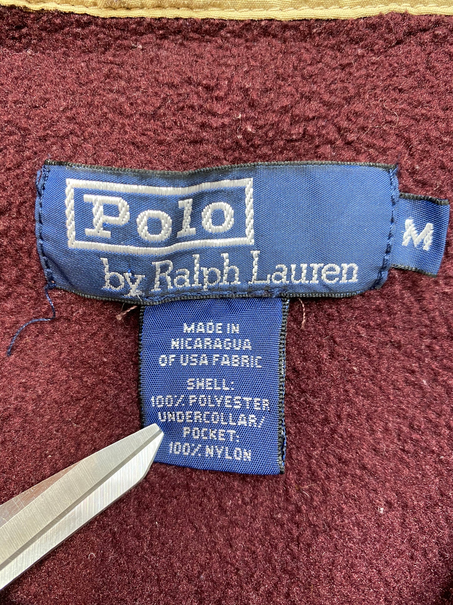 Vintage Polo Ralph Lauren Fleece Swing Top Jacket / 5116