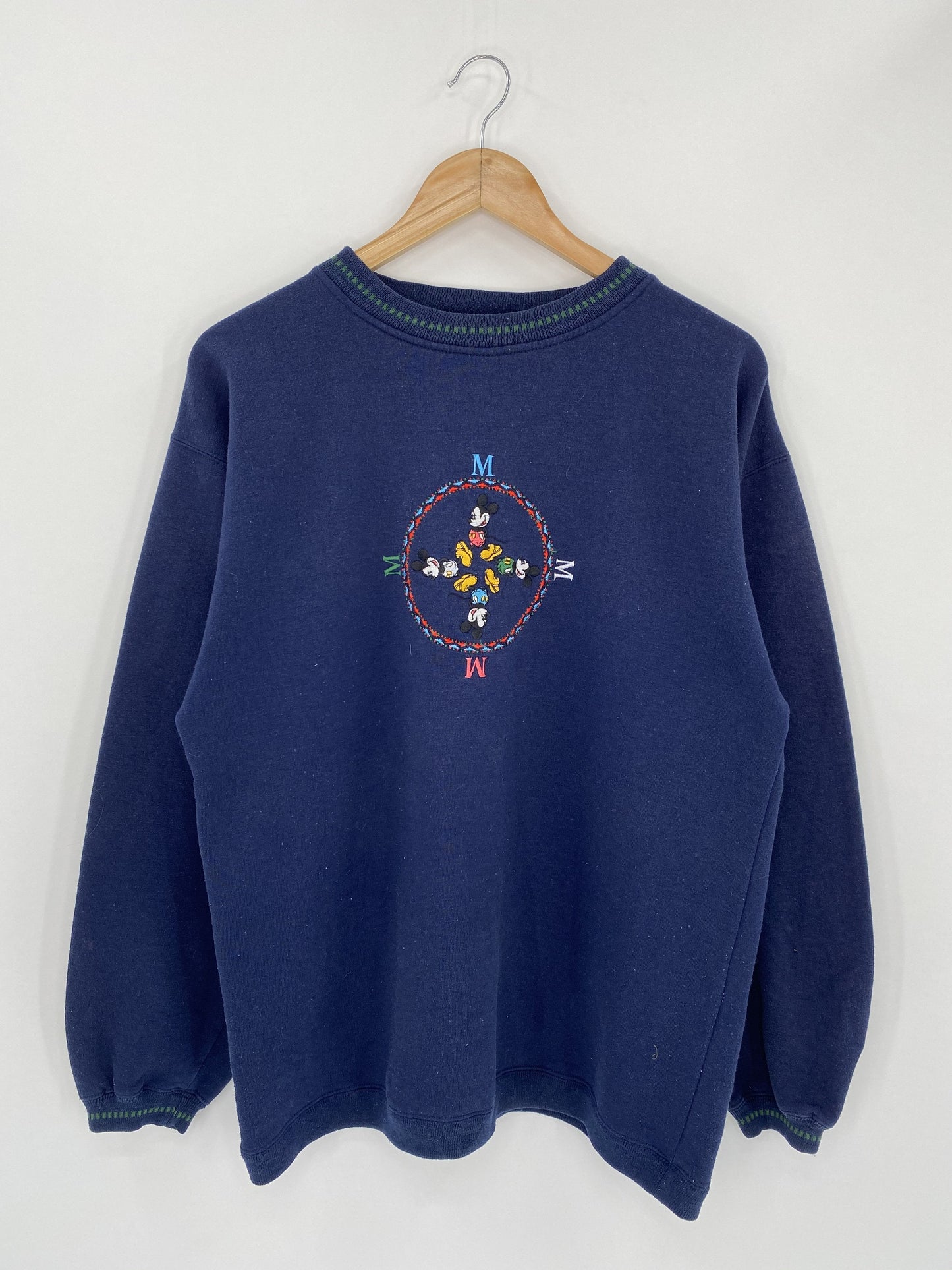90’s DISNEY MICKEY Size L Vintage Sweat-Shirt / E1149