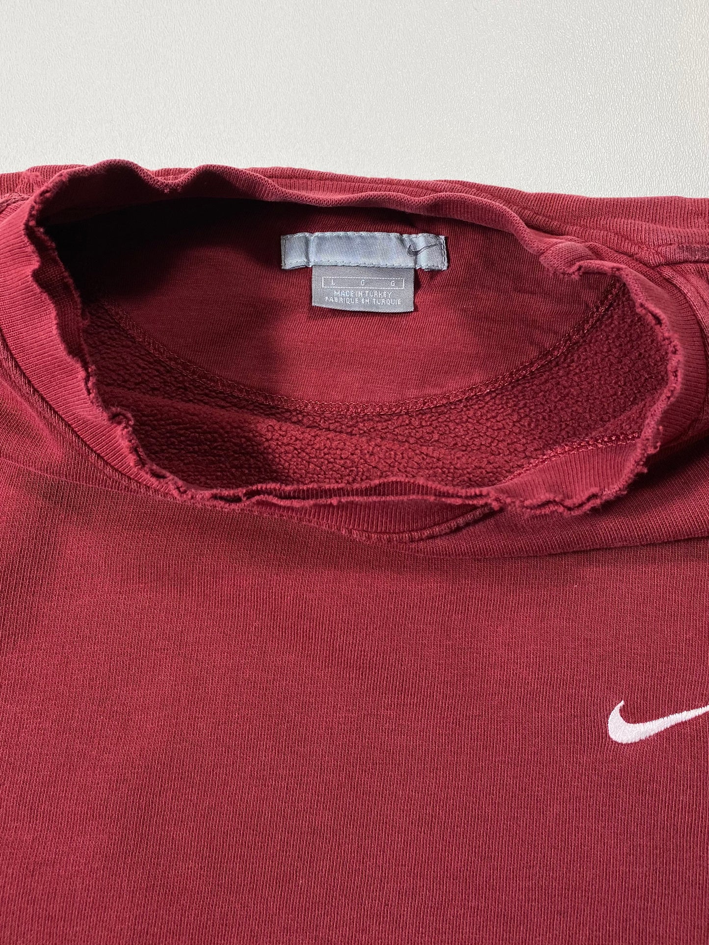 00’ NIKE Mini Swoosh Size L Vintage Sweat-shirt / 6666