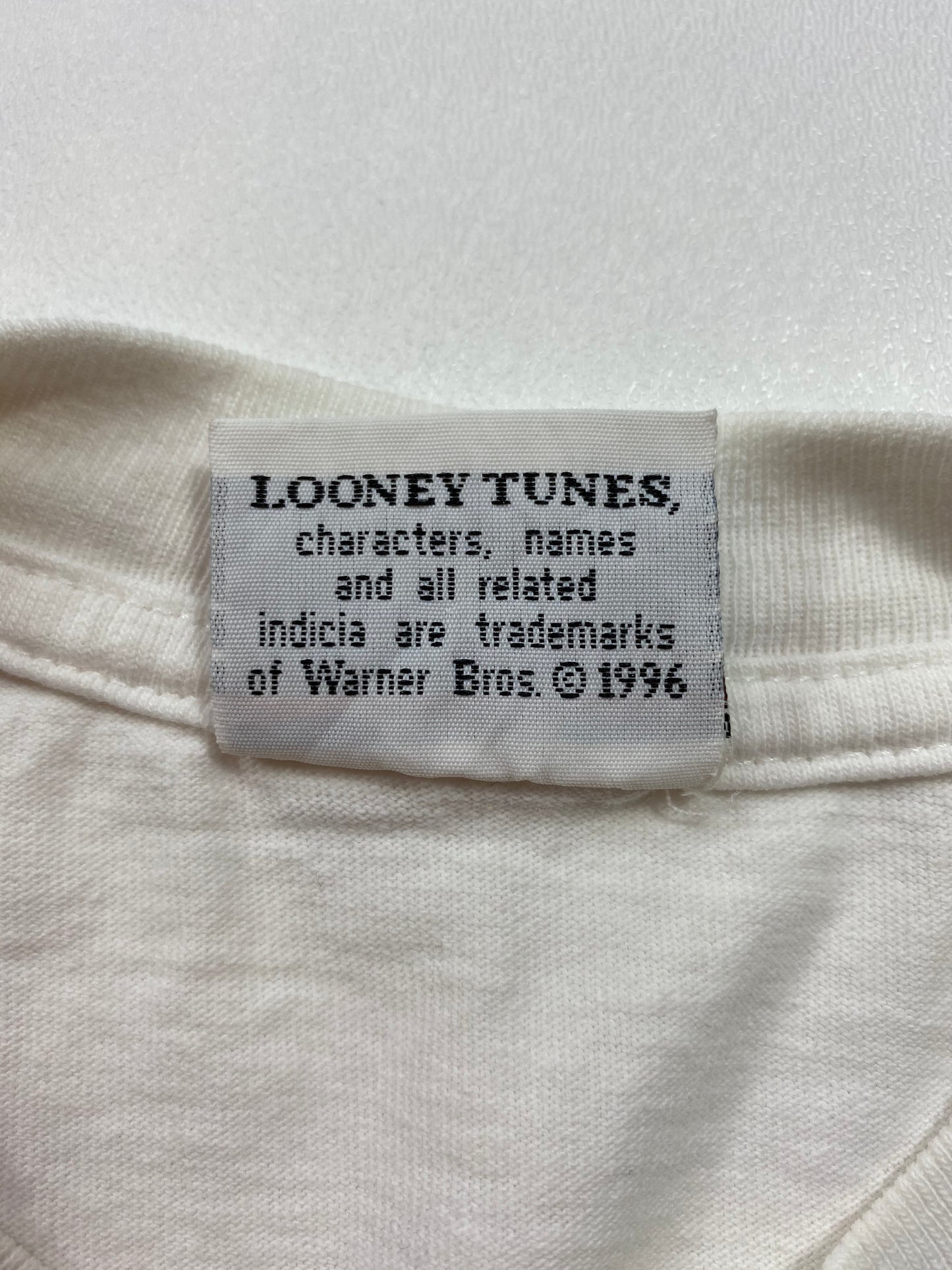 1996 WARNER BROS. LOONEY TUNES TWEETY Size Approx. XL Vintage T - Shirts / 5880