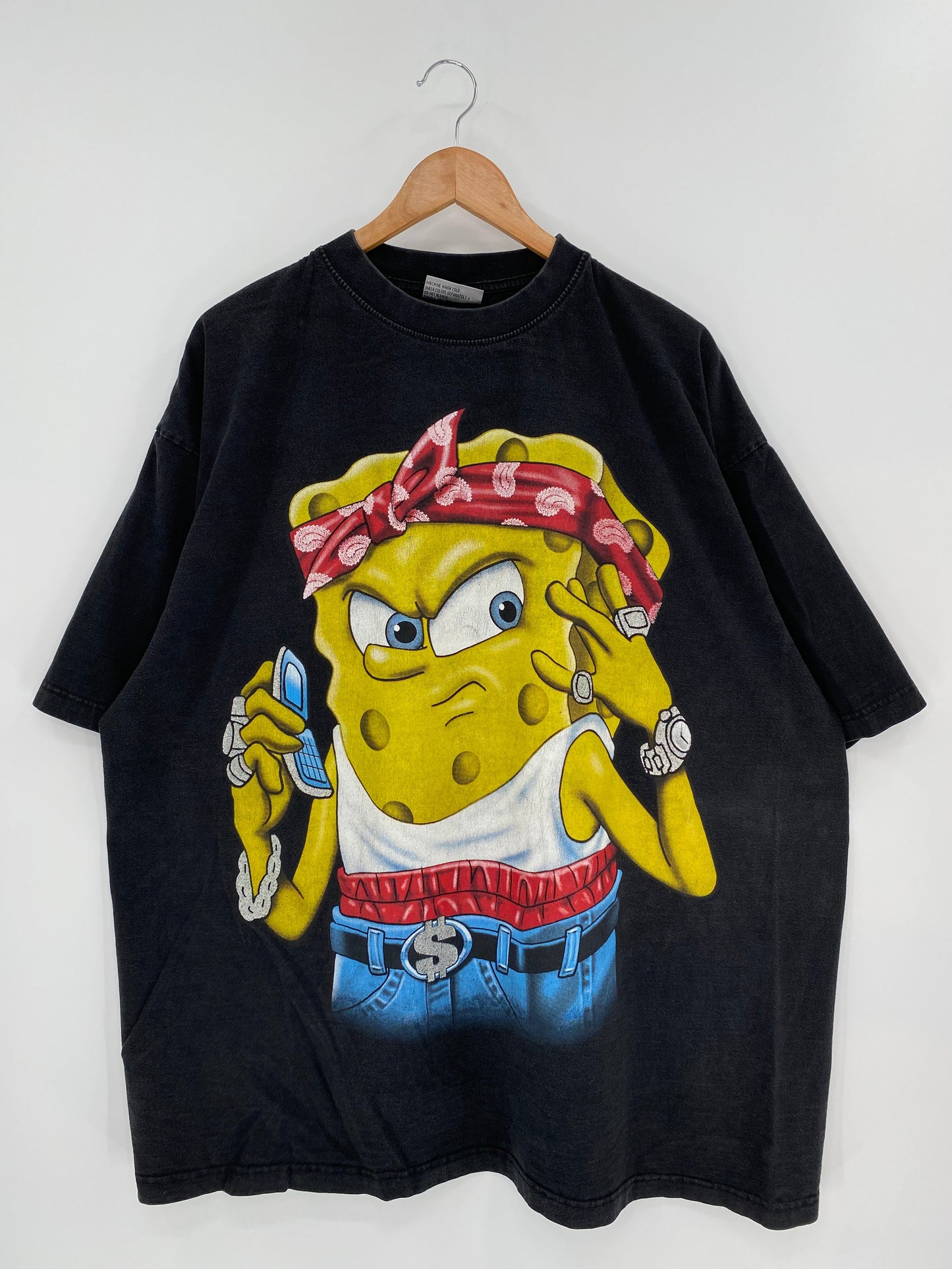 00' SPONGEBOB Size XXXXL Vintage T-Shirt / K9876