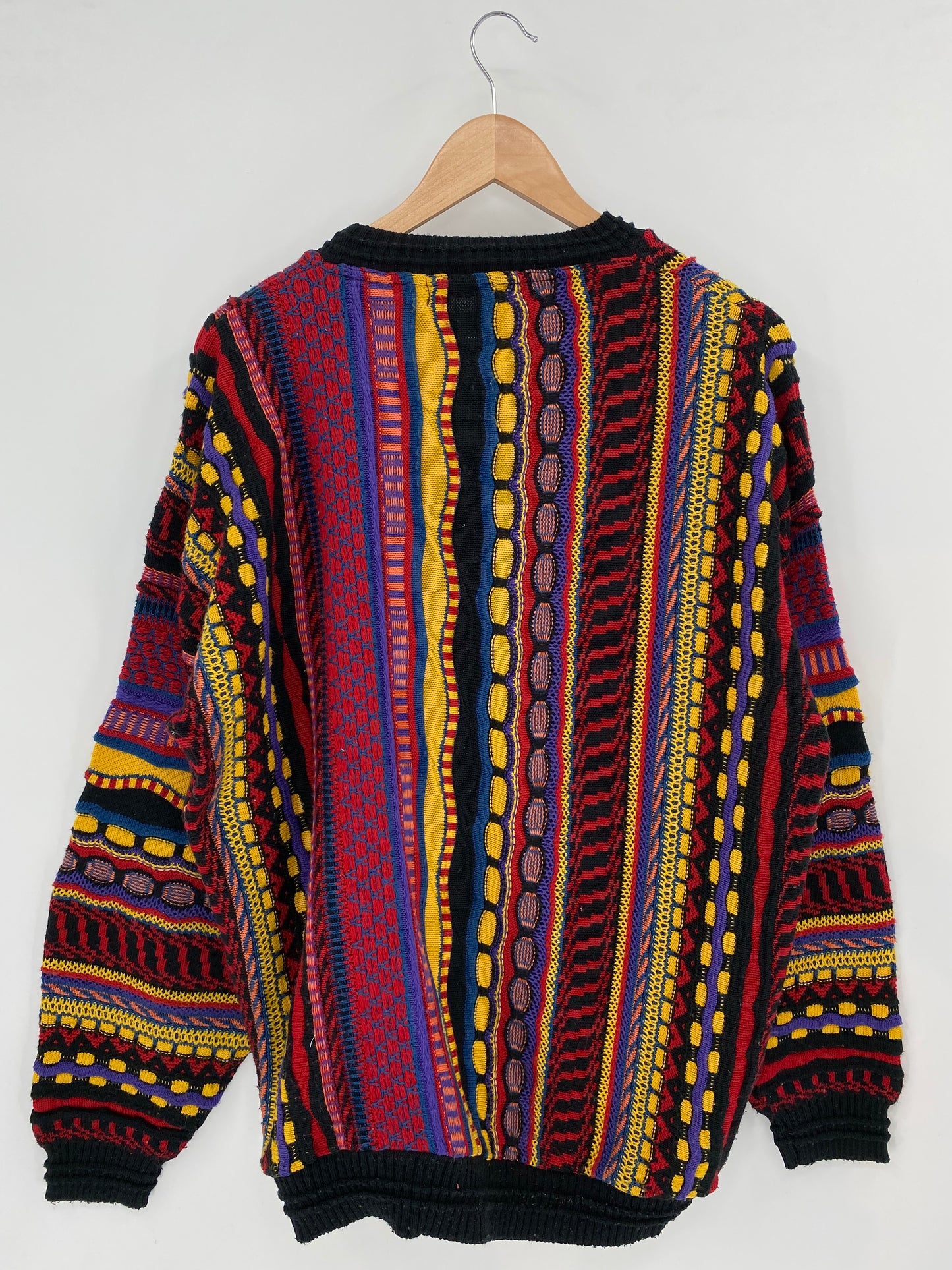 Vintage 3D COOGI- Style Size XL Knit Sweater / K2784
