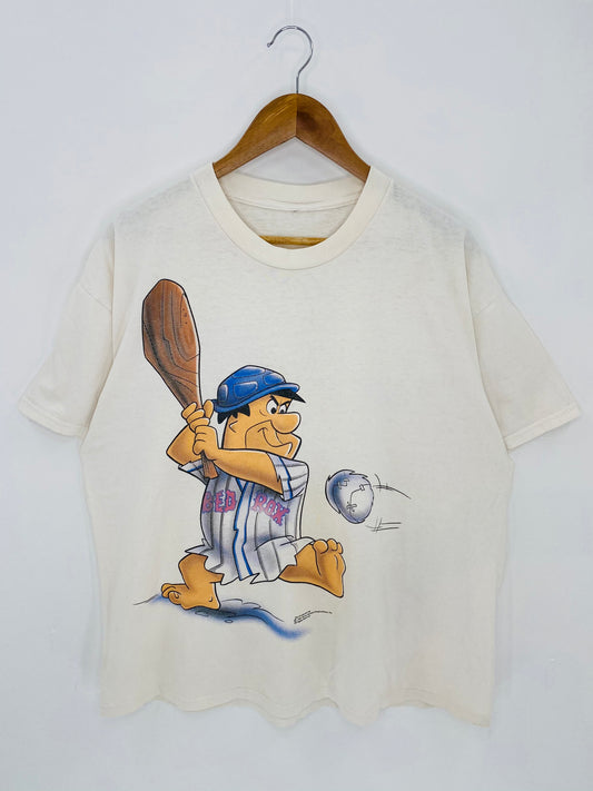 1993 The Flintstones Size No Tag (Approx. L) Vintage T-Shirt / 6676