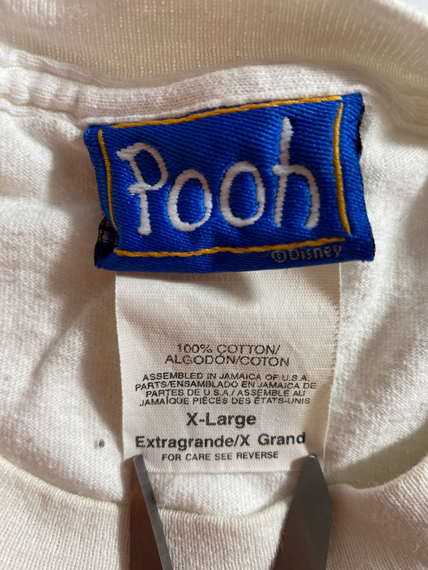 00’ DISNEY POOH & TIGGER Size XL Vintage T-shirt / K8459