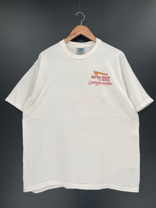 1993 IN N OUT BURGER Made in USA Size XXL Vintage T-Shirts / K1231
