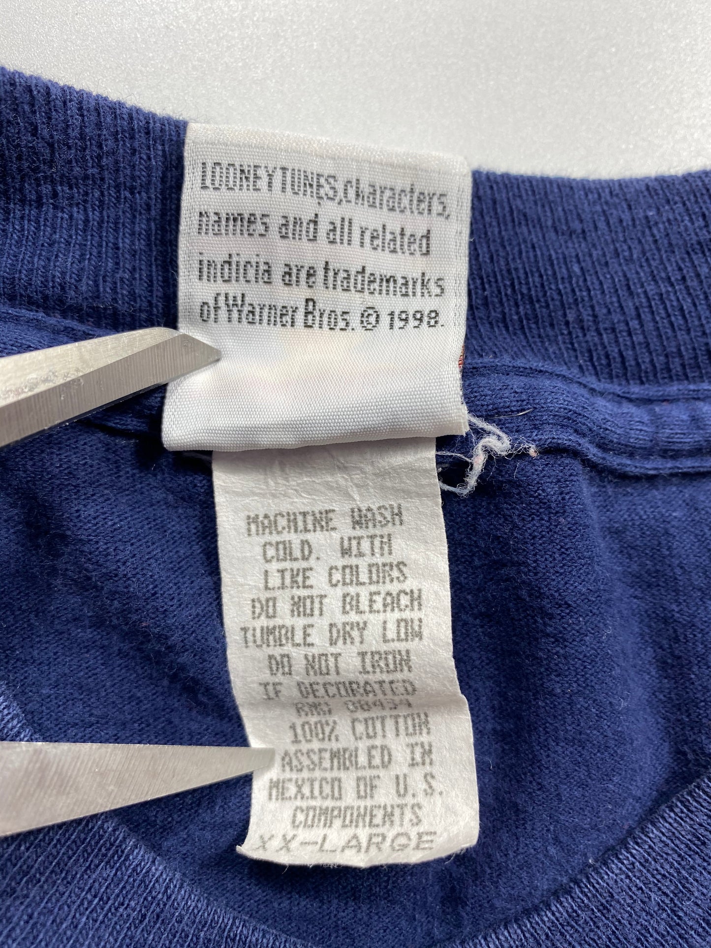1998 LOONEY TUNES TWEETY Size XXL Vintage T-shirt / A8546