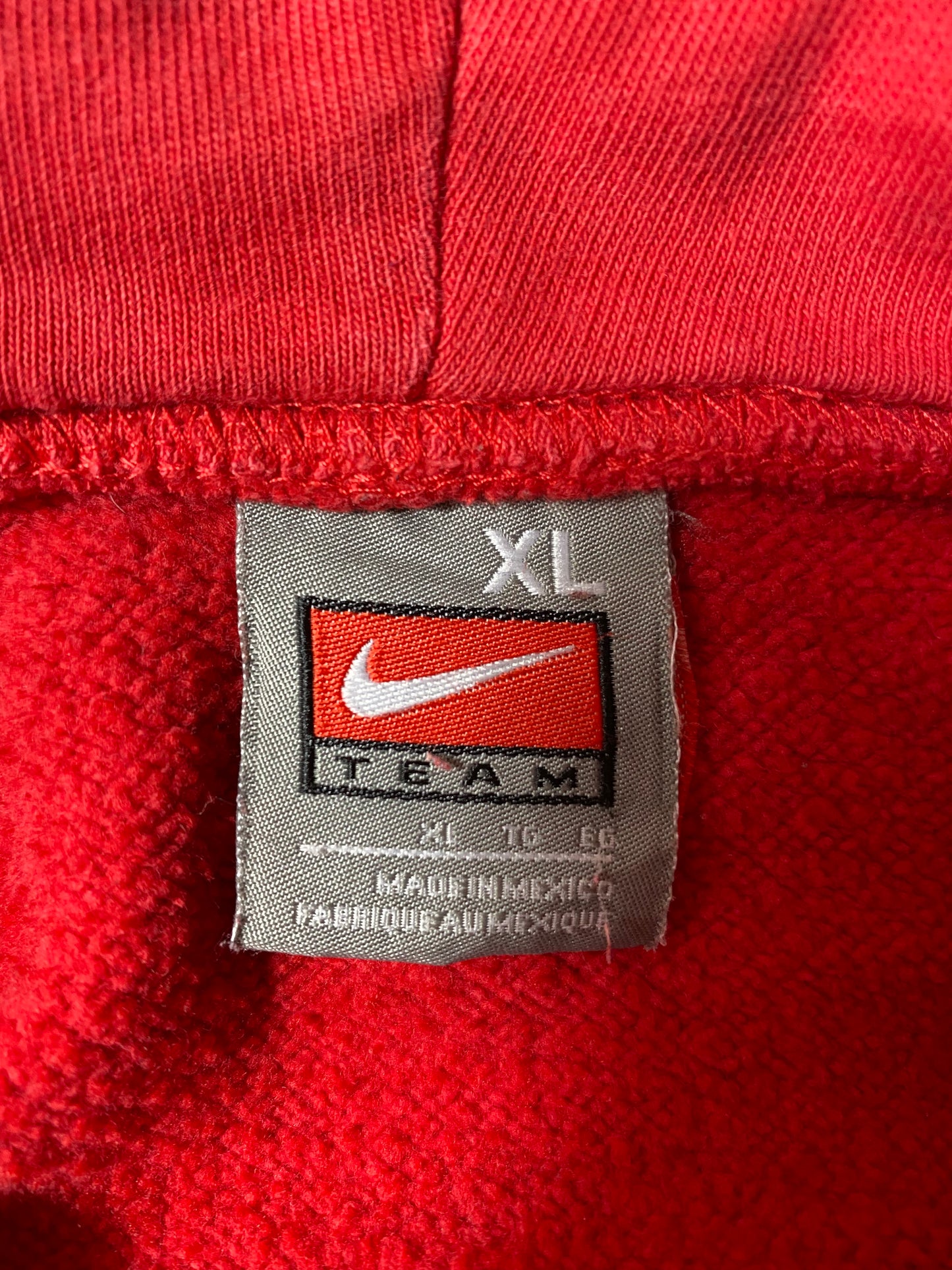 00’ NIKE RUTGERS Size L Vintage Hoodie Sweat-Shirts / K2572