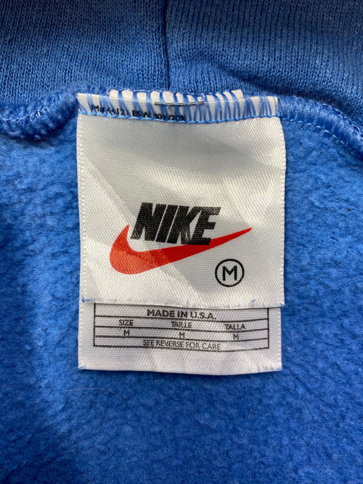 90’s NIKE Hoodie Made in USA Size M Damage Vintage Sweat-Shirt / 5499