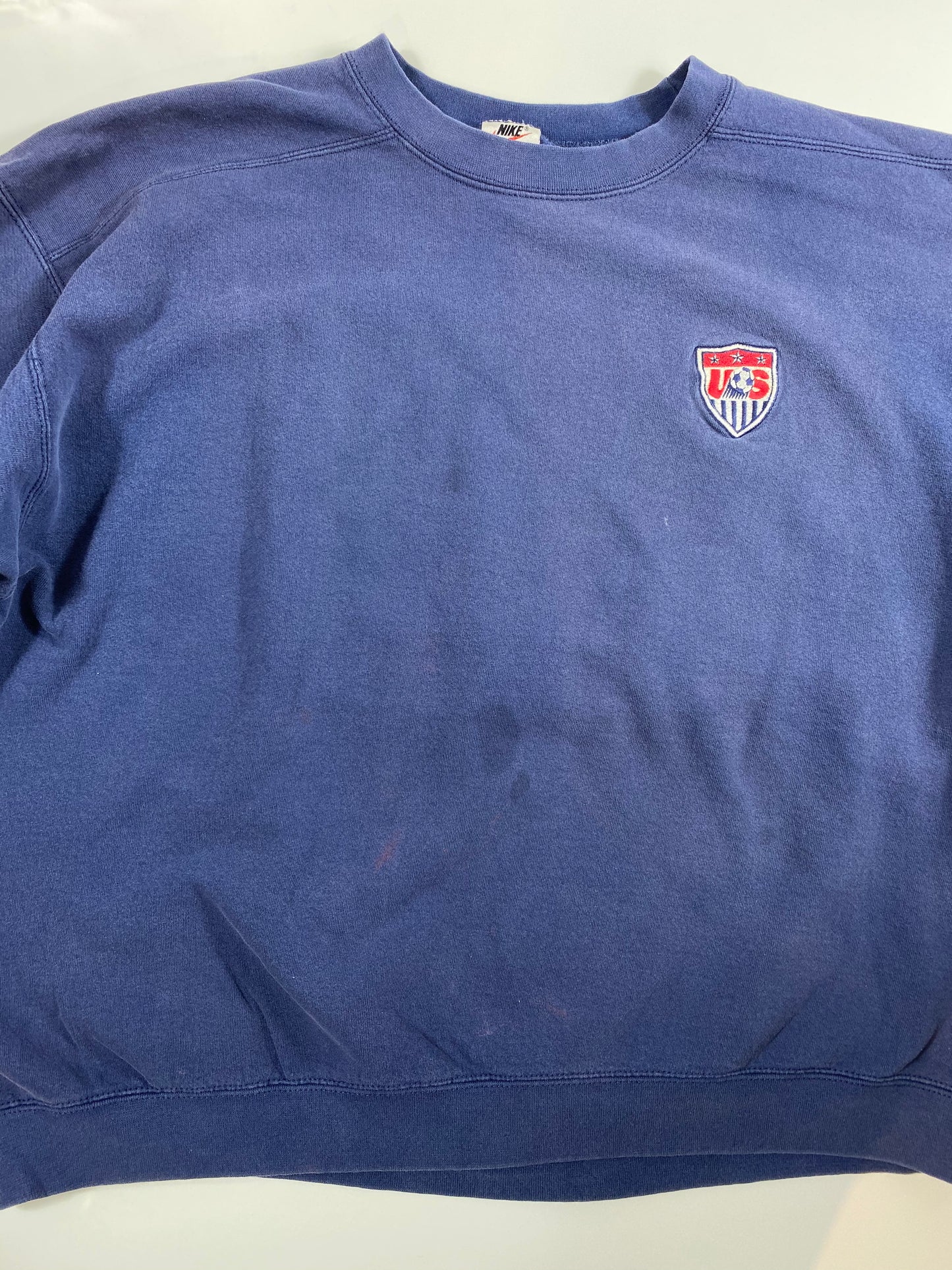90’s NIKE US SOCCER Made in USA Size XL Vintage Sweat-Shirt / 6493