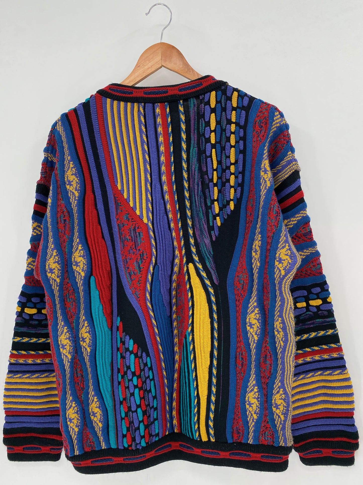 Vintage 3D COOGI- Style Size No Tag (Approx.M) Knit Sweater / K3483