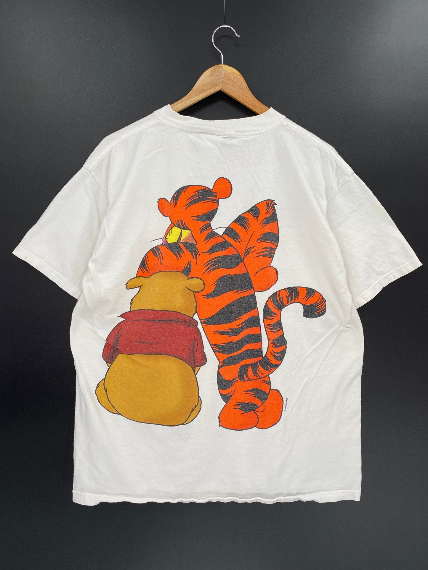 00’ DISNEY POOH & TIGGER Size XL Vintage T-shirt / K8459